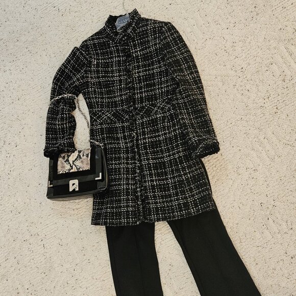 Warm Wool Tweed Winter Coat | White House Black Market | Women’s 10 - Picture 4 of 14